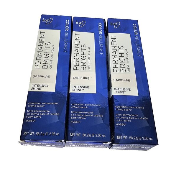 3 for 15 Ion Sapphire Permanent Hair Color - Picture 1 of 1